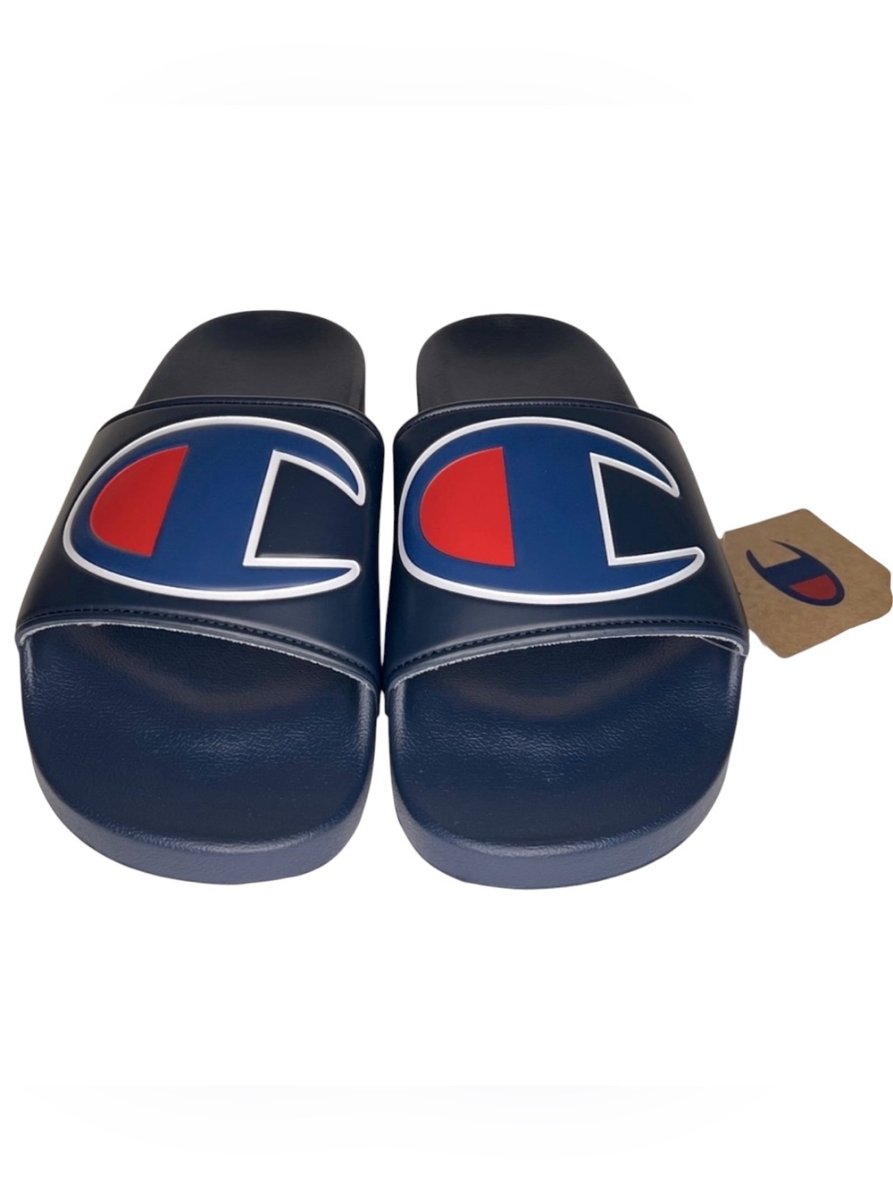 New Champion IPO Slide Sandals, C Logo Men Size 10